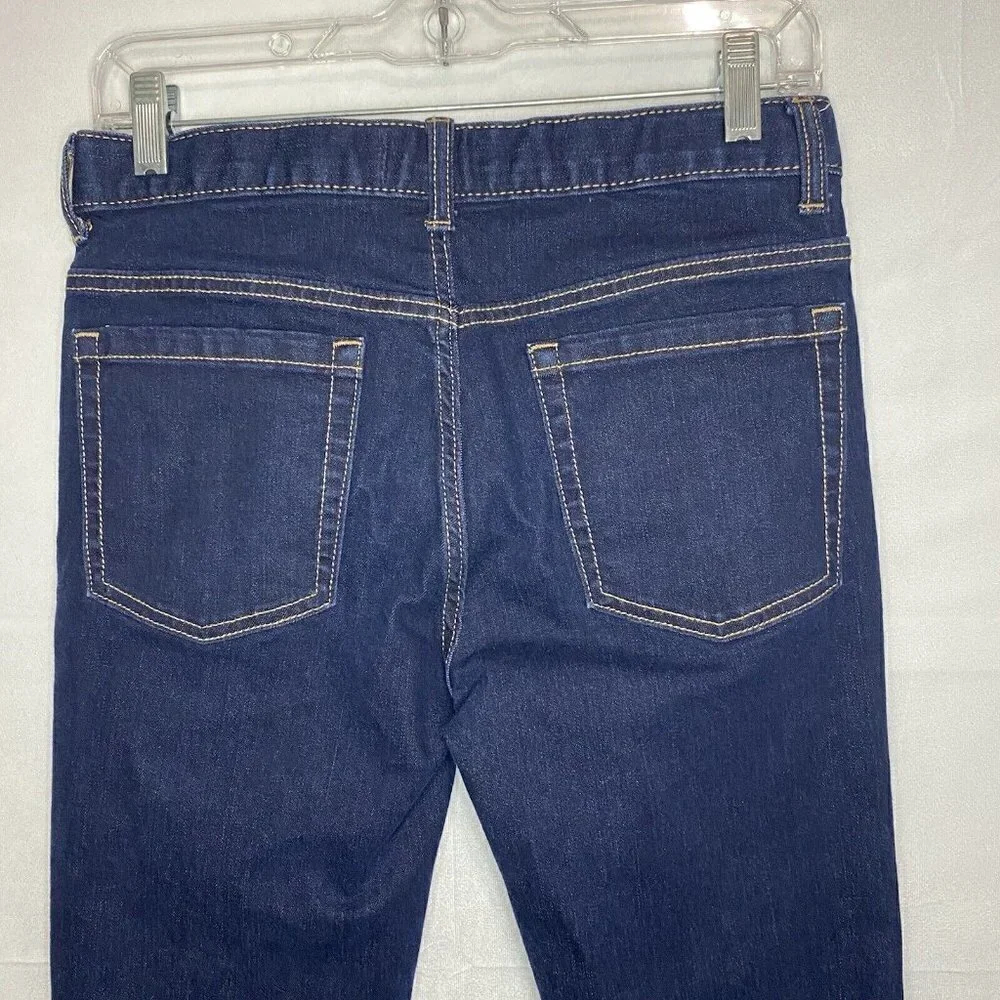 OLD NAVY Boys Size 16 (29x29) Skinny Denim Straight Dark Wash Adjustable Jeans